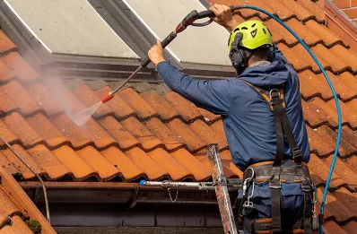 Démoussage et hydrofuge de toiture à Plouay